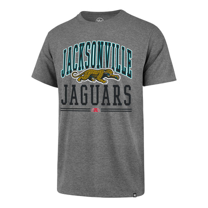 Jacksonville Jaguars Prowler '47 Slate Grey Hard Line Franklin tee, front