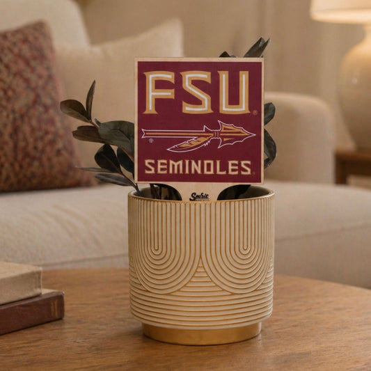 Florida State University Lettermark Color Plant Stake