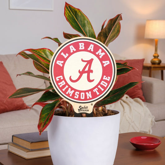 Alabama, University of - Circle Color Plant Stake