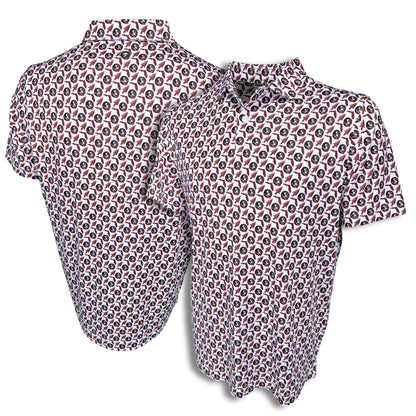 FSU Seminole Spear Print Polo — full print