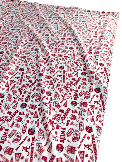Alabama Bama Gameday Polo — Safari Swag fabric