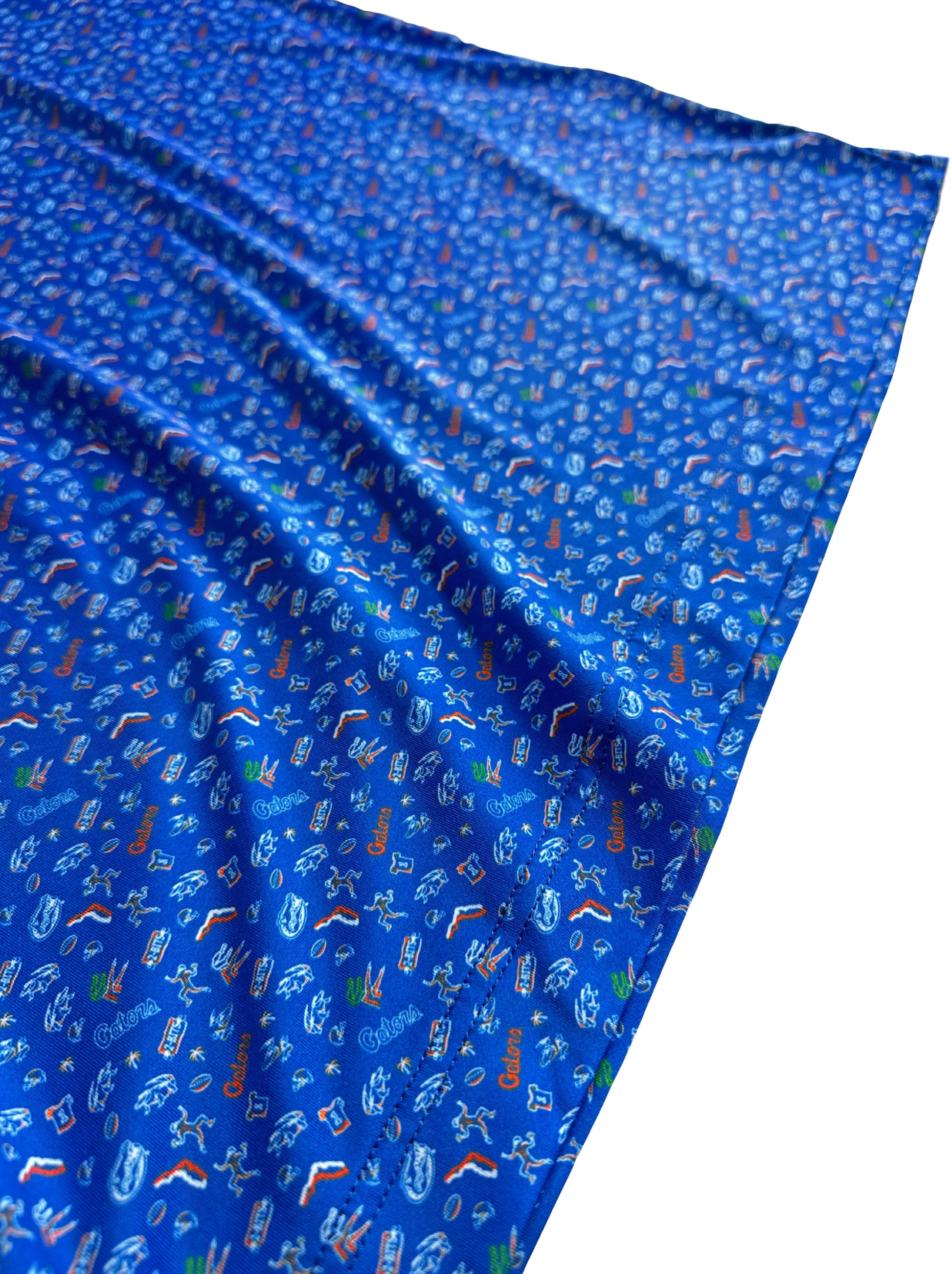 UF Swamp Saturday Print Polo — Safari Swag fabric