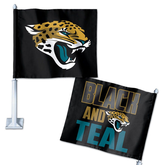 NFL Jacksonville Jaguars WinCraft Slogan Car Flag 11.75 x 14