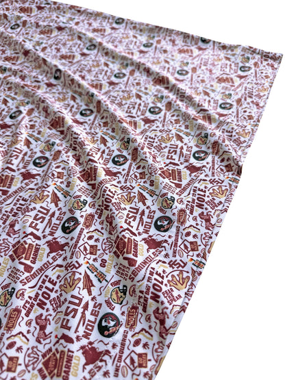 FSU Nole Gameday Print Polo — Safari Swag fabric