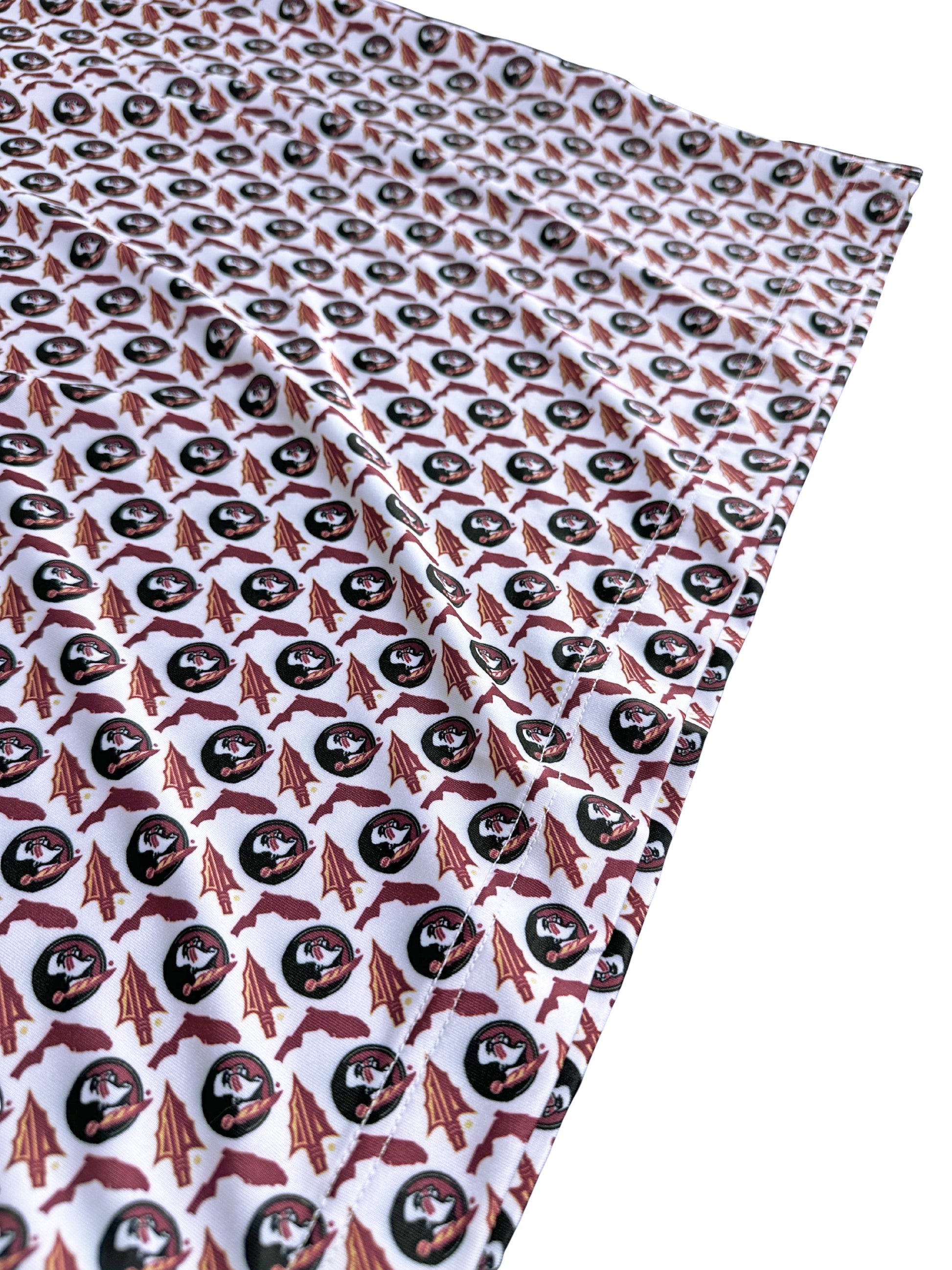 FSU Seminole Spear Print Polo — Safari Swag fabric