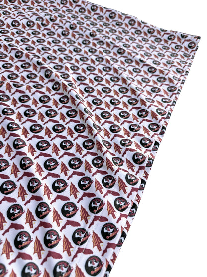 FSU Seminole Spear Print Polo — Safari Swag fabric