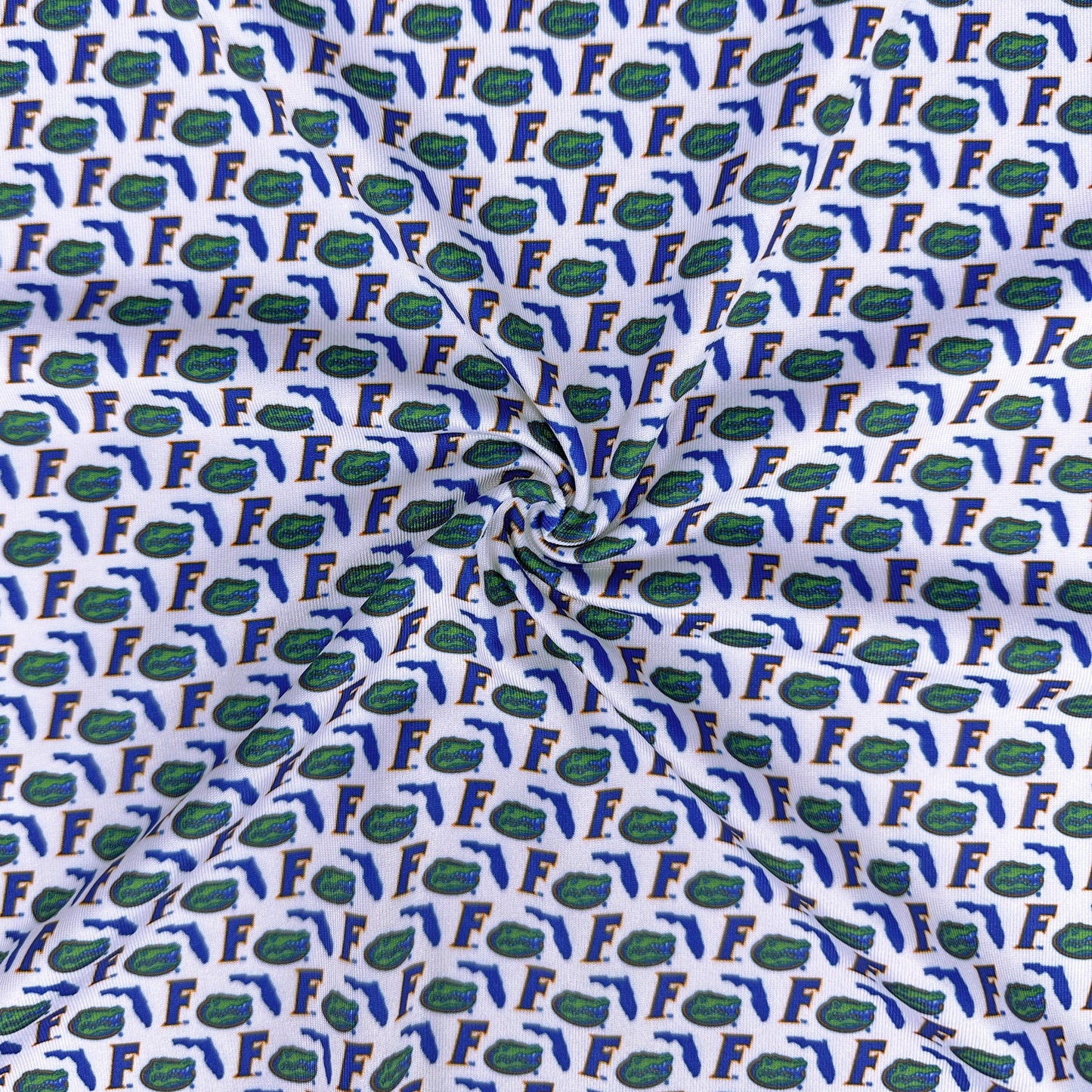 UF Old Florida Print Polo — four-way stretch