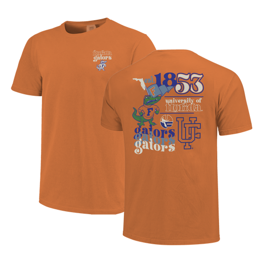 Florida Gators Image One Men's T-Shirt 250909 Logo Stacked