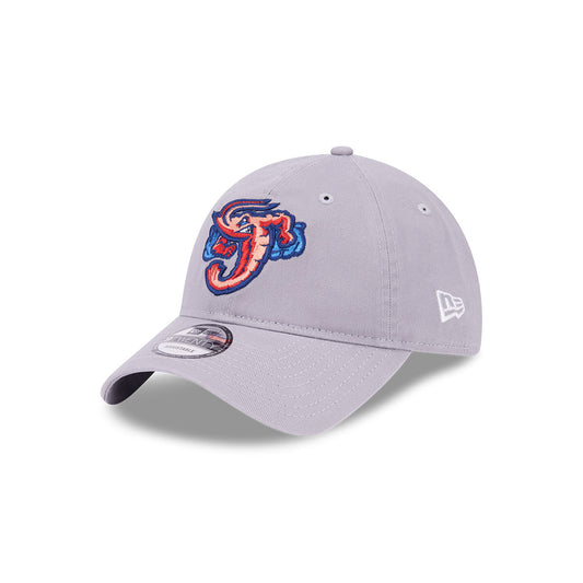 MiLB Jumbo Shrimp New Era 9Twenty Adjustable  Grey Hat