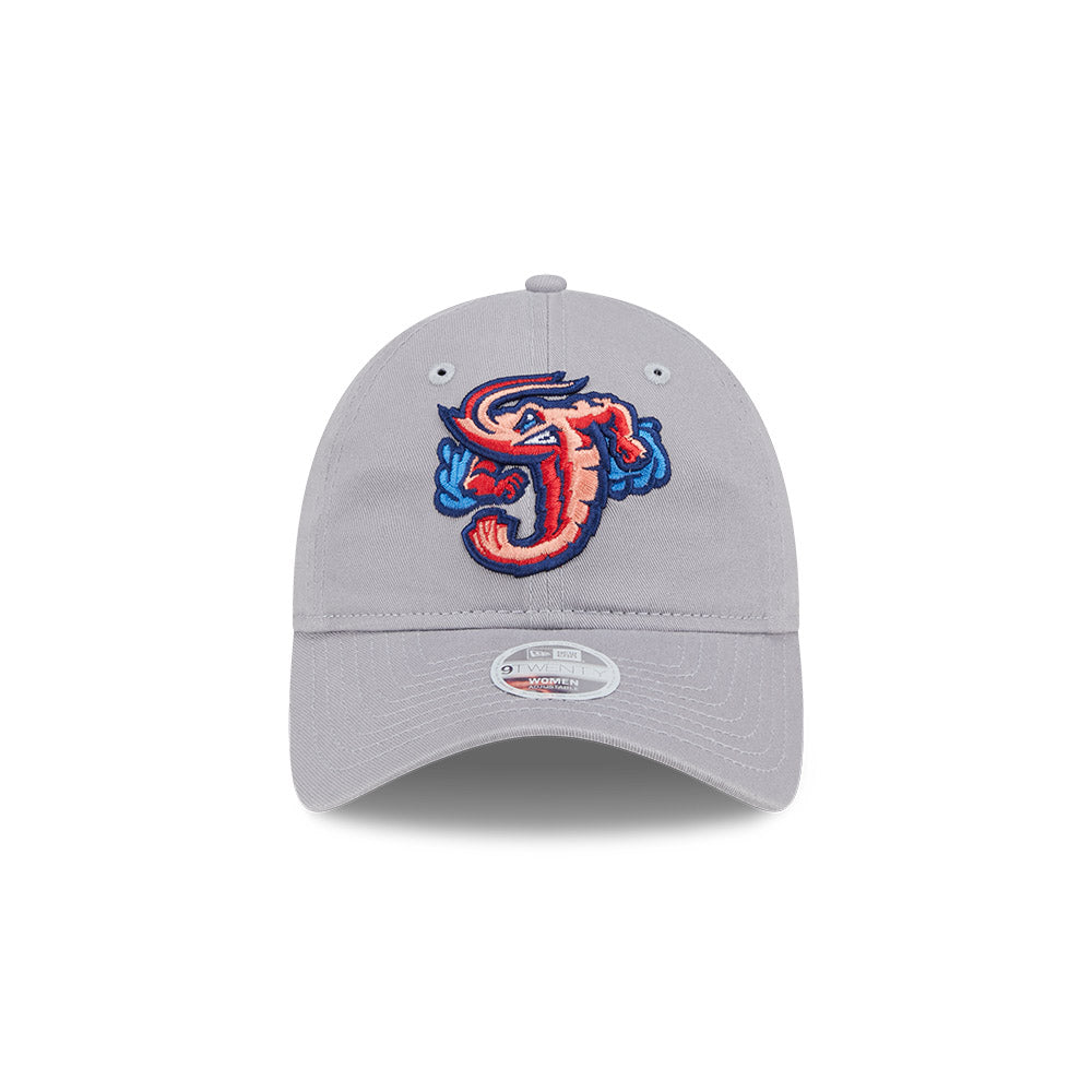 MiLB Jumbo Shrimp Women's 9Twenty Adjustable Grey Hat