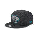 Jacksonville Jaguars New Era Black Midnight Ink Pop Outline 9FIFTY Snapback Hat