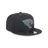 Jacksonville Jaguars New Era Black Midnight Ink Pop Outline 9FIFTY Snapback Hat