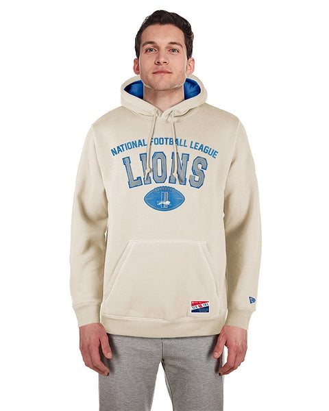 Detroit Lions Unisex NFL 3rd Down Hooded Pullover Classic Stone Official Team Color Sweatshirt