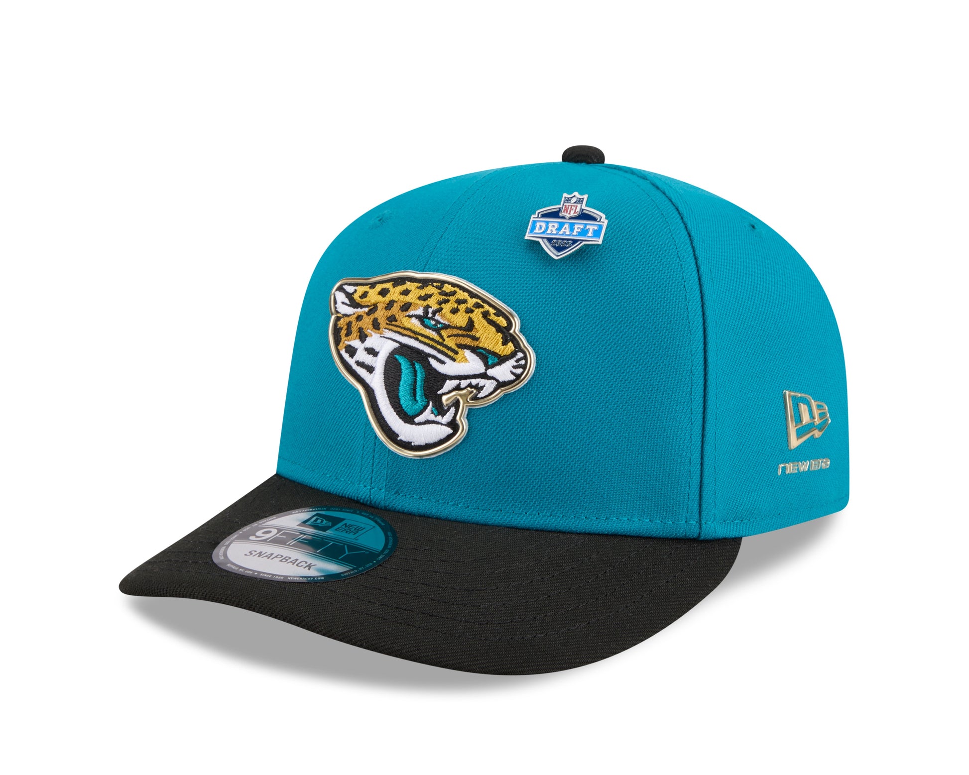 NFL 2026 Jacksonville Jaguars 9FIFTY DRAFT Pre-Curved Snapback OSFM