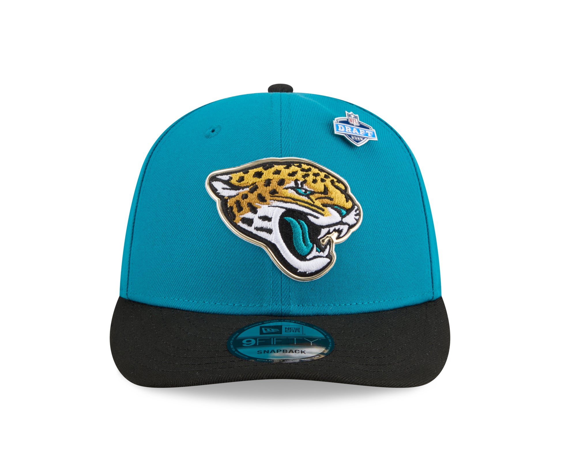 NFL 2026 Jacksonville Jaguars 9FIFTY DRAFT Pre-Curved Snapback OSFM