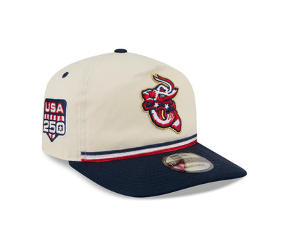 Jacksonville Jumbo Shrimp New Era 19Twenty Patriotic USA 250 Adjustable Pre- Curved Hat