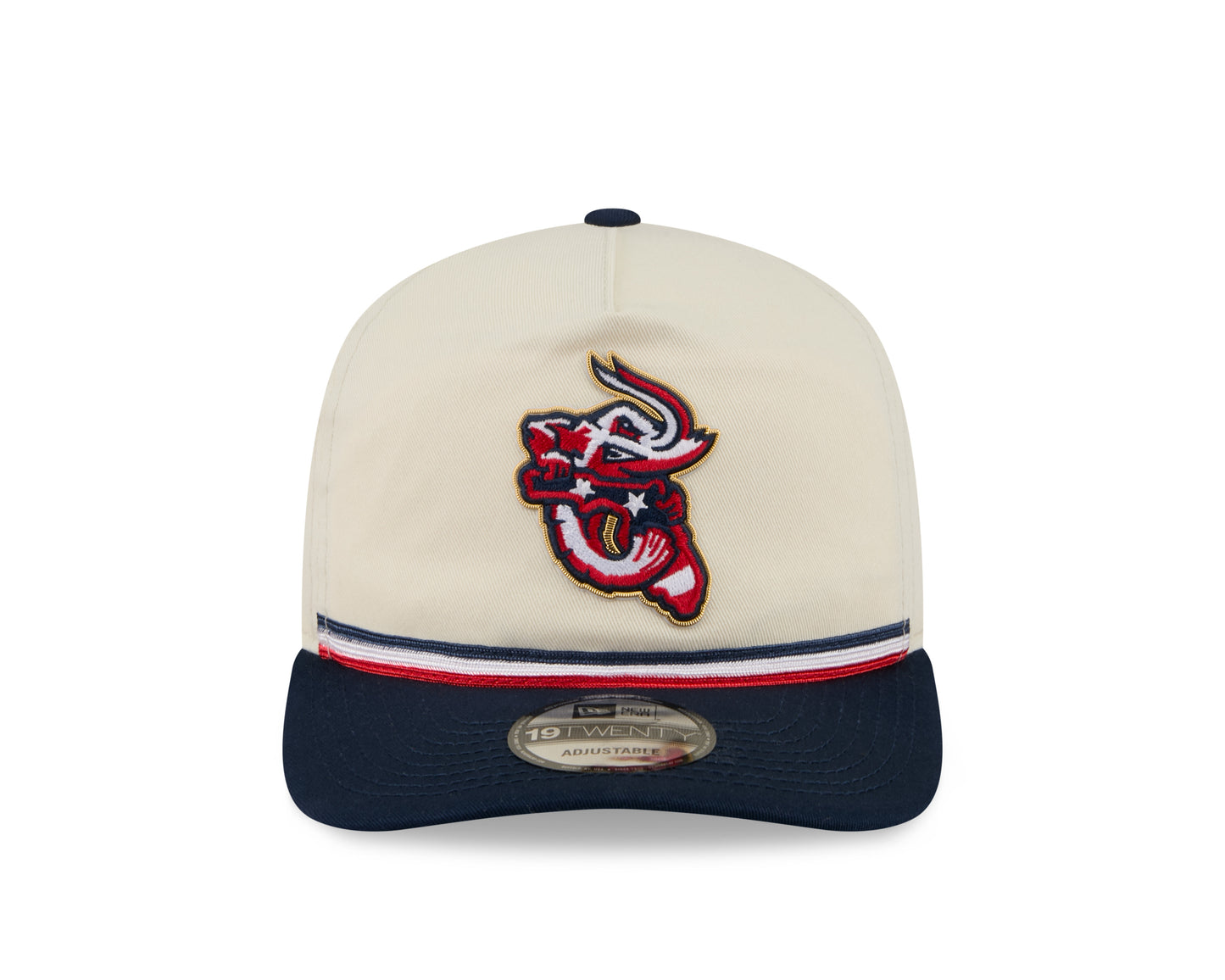 Jacksonville Jumbo Shrimp New Era 19Twenty Patriotic USA 250 Adjustable Pre- Curved Hat