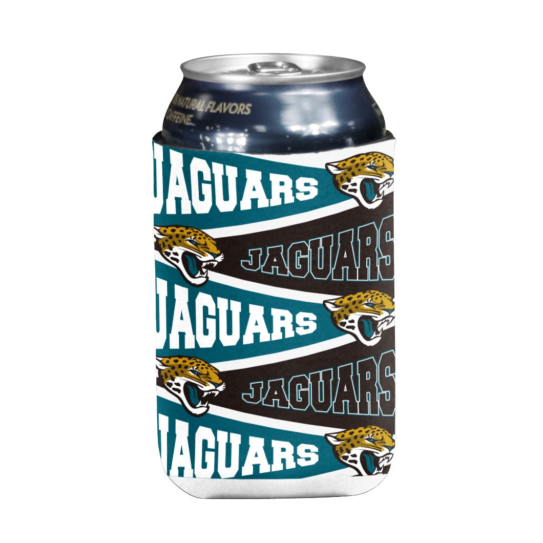 NFL Jacksonville Jaguars Logo Brands Insulated Pennant Can Sleeve