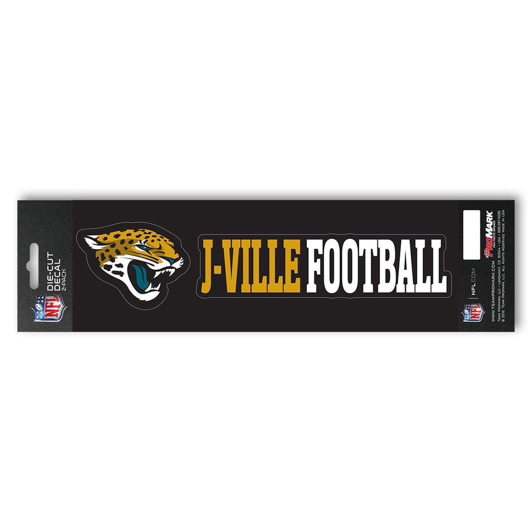 NFL Jacksonville Jaguars Logo Brands Team Slogan Decal