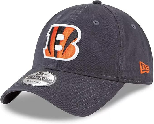 Cincinnati Bengals New Era Main 9TWENTY Adjustable Hat - Graphite