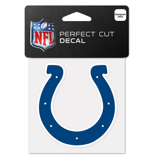 Indianapolis Colts WinCraft 4x4 Perfect Cut Color Decal