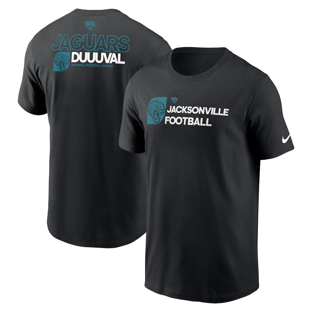 Jacksonville Jaguars Outerstuff YOUTH Black Jacksonville Jaguars Outline T-Shirt