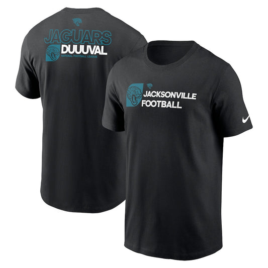 Jacksonville Jaguars Outerstuff YOUTH Black Jacksonville Jaguars Outline T-Shirt