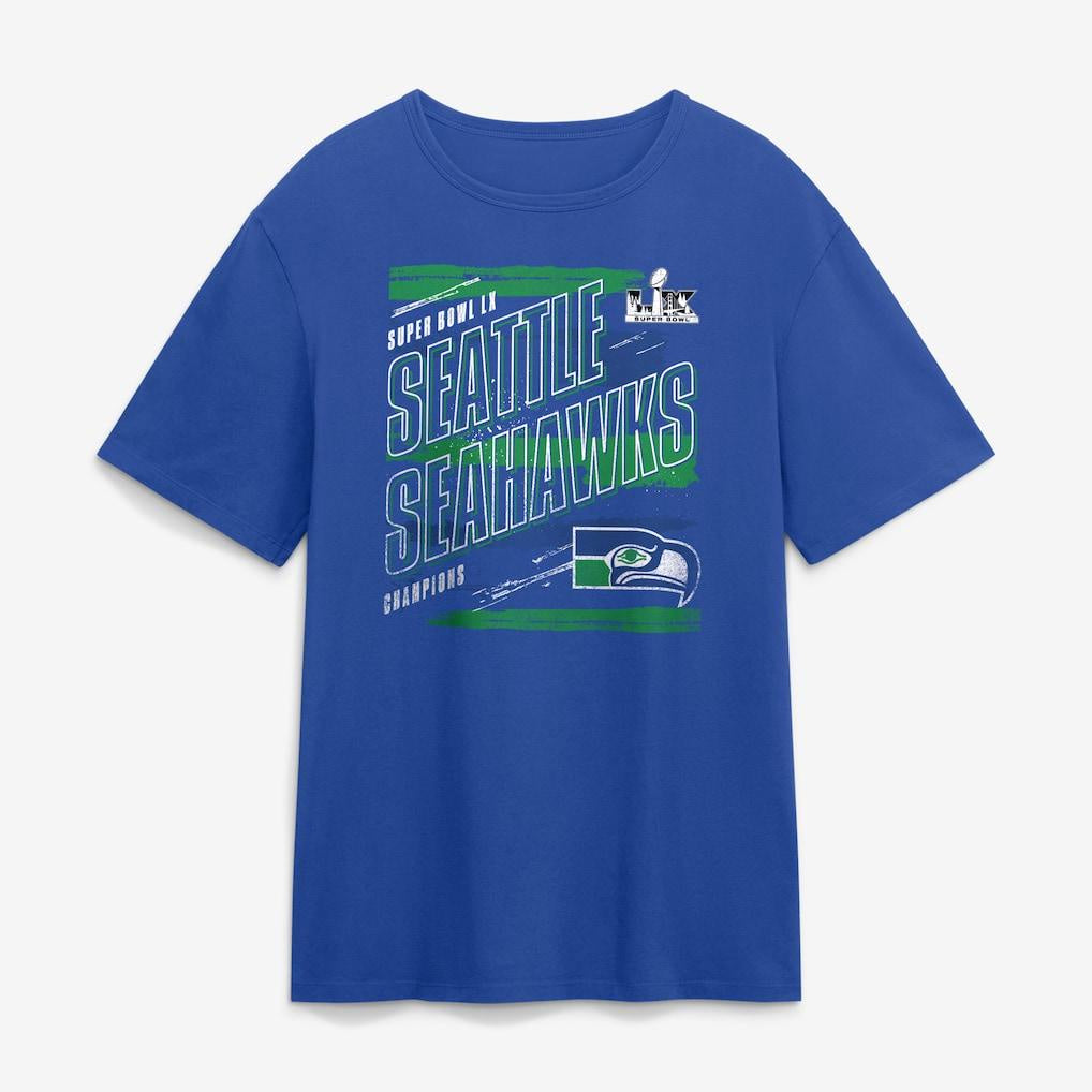 Seattle Seahawks Super Bowl LX Champions Classic Stripes Legacy T-Shirt