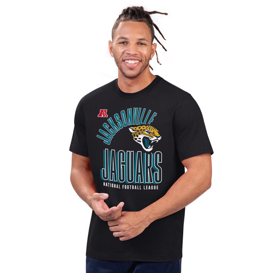 Jacksonville Jaguars Black Label Short-Sleeve Tee by Glll -