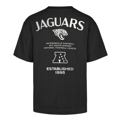 NFL Jacksonville Jaguars '47 Brand Constantine Foundation Black Tee - back