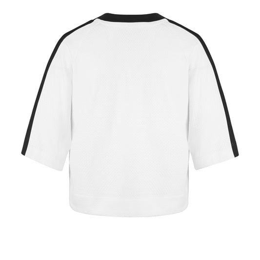 NFL Jacksonville Jaguars '47 Brand Big Overarch Drop Needle Raglan White Tee - back