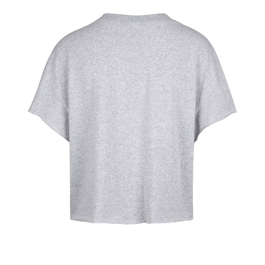 NFL Jacksonville Jaguars '47 Brand Banners Out Oversized Notch Neck Grey Tee - back