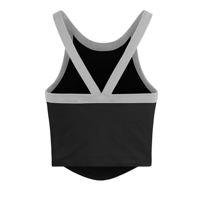NFL Jacksonville Jaguars '47 Brand Shimmer Shadow Sporty Black Tank - back