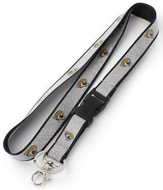 Jacksonville Jaguars Glitter Black Lanyard