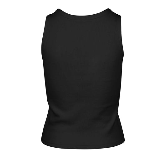 NFL Jacksonville Jaguars '47 Brand Straight Cut Baby Rib Black Tank - back