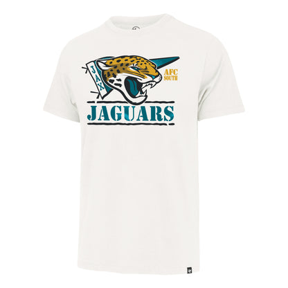 NFL Jacksonville Jaguars '47 Brand Motion Field Franklin Sandstone Tee - front