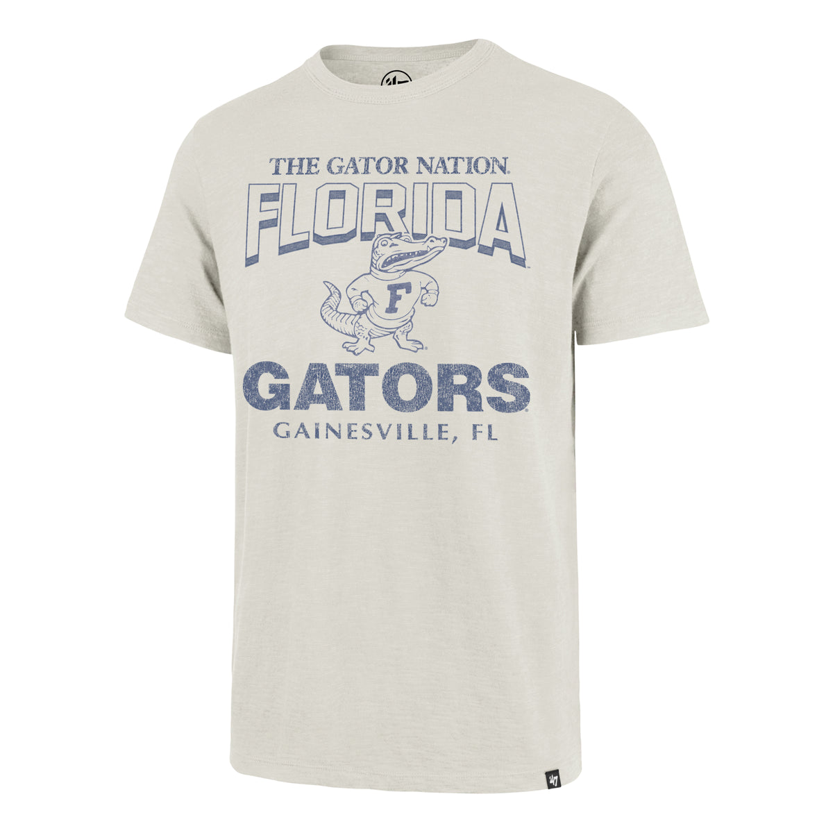 NCAA Florida Gators '47 Brand Head On Scrum Sandstone Tee - front