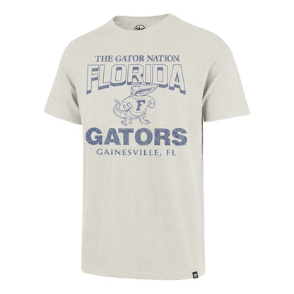 NCAA Florida Gators '47 Brand Head On Scrum Sandstone Tee - front