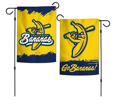 Savannah Bananas double-sided 12.5x18 inch garden flag with vibrant team logo