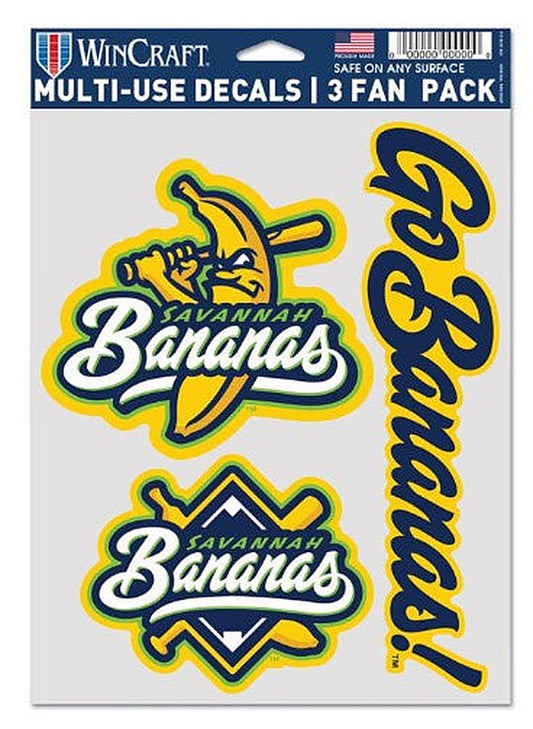 Savannah Bananas Multi Use 3 Fan Pack