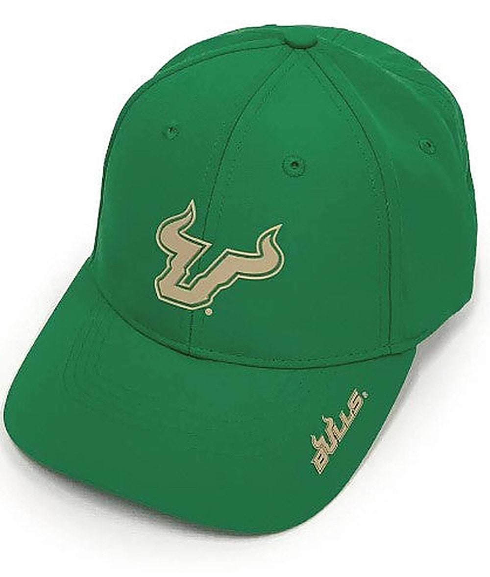 USF Bulls FloGrown Ripstop Adjustable Hat with embroidered logo and curved visor