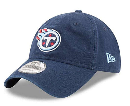 Tennessee Titans New Era Classic 9Twenty adjustable dad hat with low-profile crown and pre-curved visor