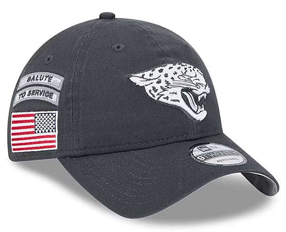 NFL Jacksonville Jaguars New Era 2024 Salute To Service 9Twenty Womens Adjustable Hat