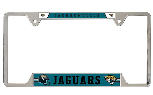 Jacksonville Jaguars Wincraft Helmet/Jag Head Metal License Plate Frame