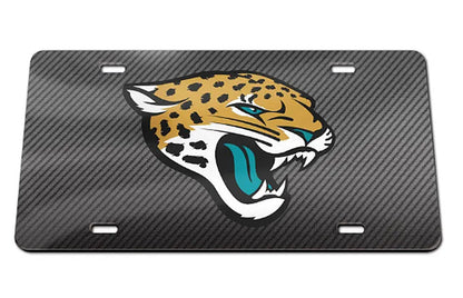 Jacksonville Jaguars WinCraft Specialty Acrylic Black/Grey License Plate
