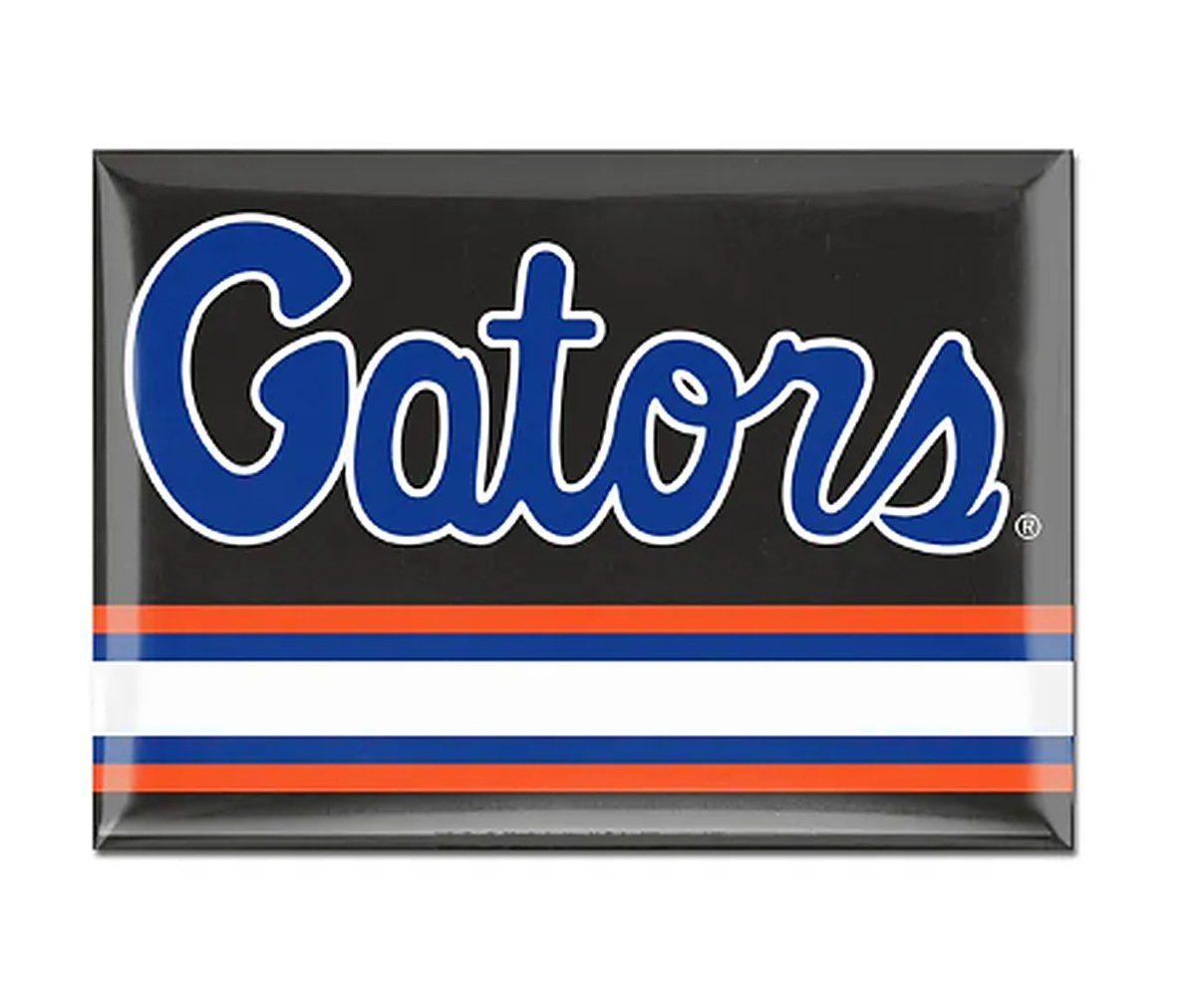University of Florida Gators Wincraft Metal Magnet 2.5 X 3.5 - Black