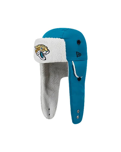 Jacksonville Jaguars New Era Solid Teal Trapper Flapper