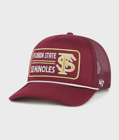 Florida State Seminoles Cardinal Local Patch 47 Trucker Hat