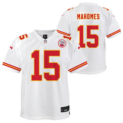 KANSAS CITY CHIEFS MAHOMES PATRICK NFL NIKE  GAME WHITE YOUTH  JERSEY