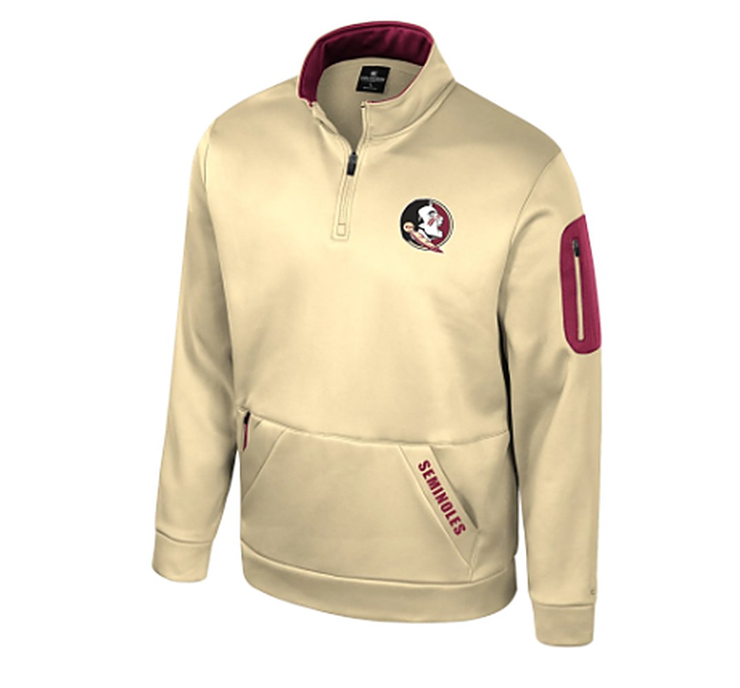Florida State Seminoles Colosseum Men's Mainframe 1/4 Zip Fleece Jacket